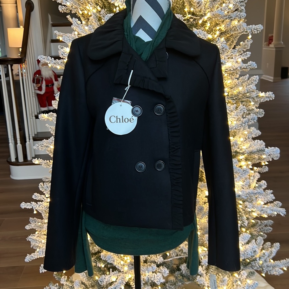 Classic Chloe Double Breasted Wool Jacket